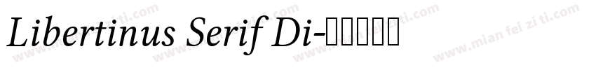 Libertinus Serif Di字体转换